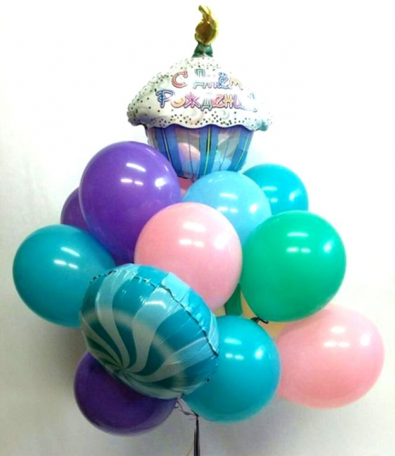 Букет шаров "Чудесного Дня Рождения!"